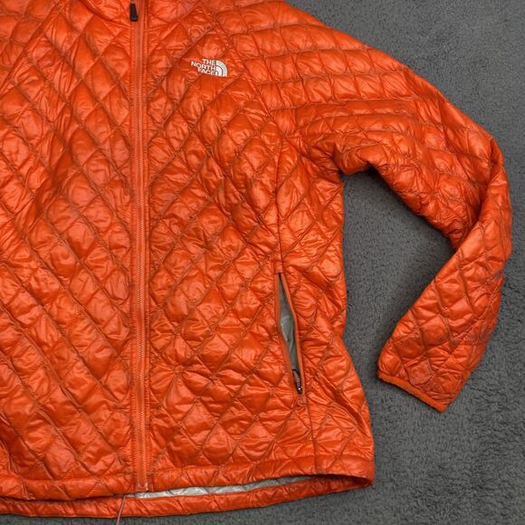 North Face ThermoBall Jacket Womens Large Quilted Insulated Lightweight Zip - Picture 3 of 15